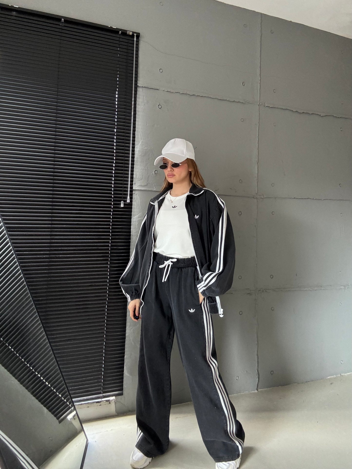 Adidas jeans set “ Designed BY Catchy “