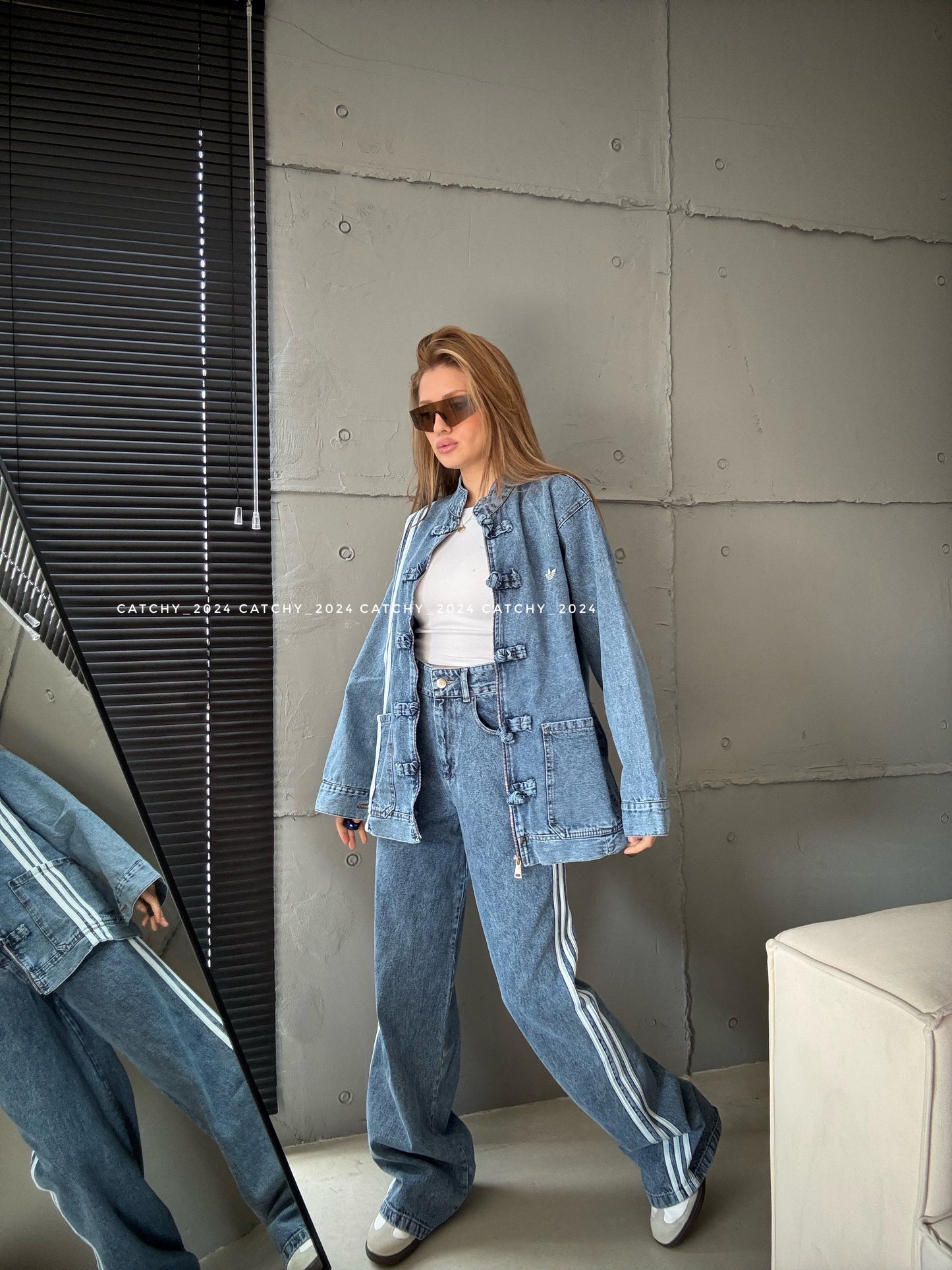 Adidas jeans set