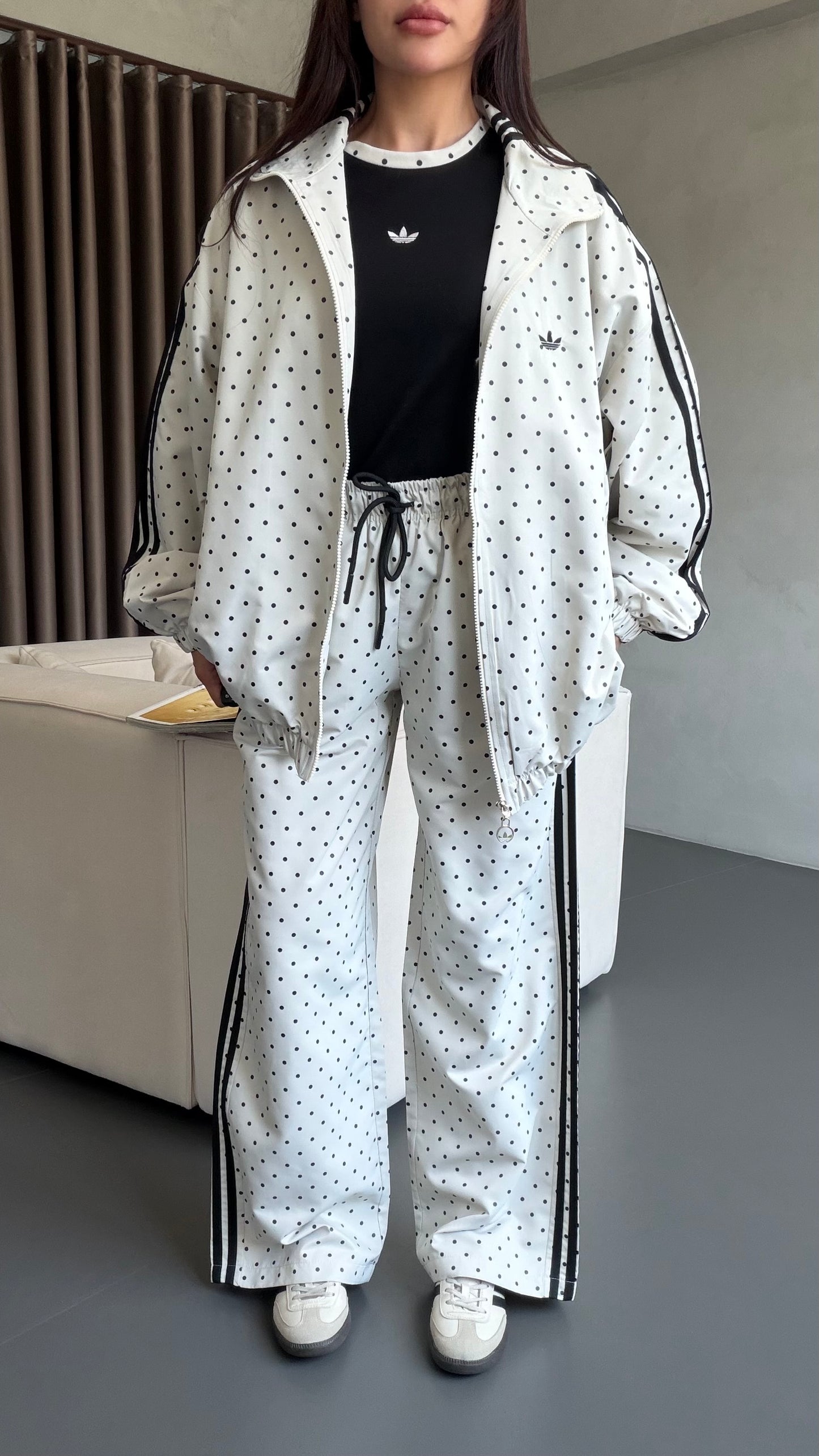 Adidas Polka Dot Tracksuit “ Designed BY Catchy “