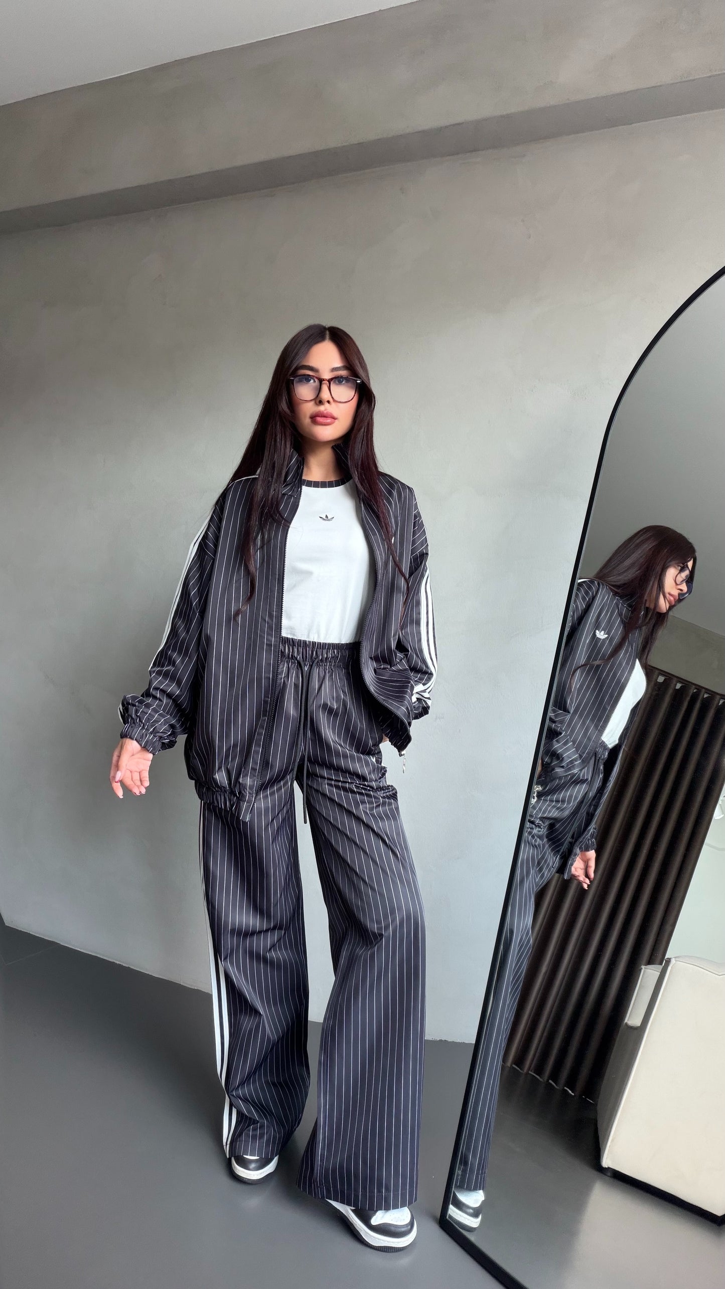 Adidas Striped Tracksuit “ Designed BY Catchy “