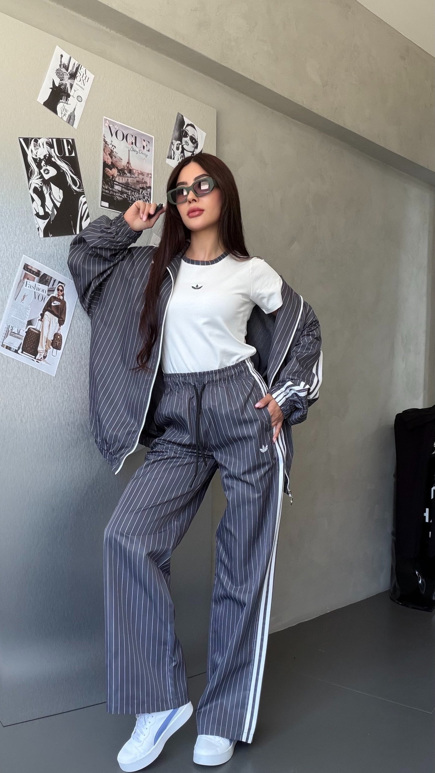 Adidas Striped Tracksuit “ Designed BY Catchy “