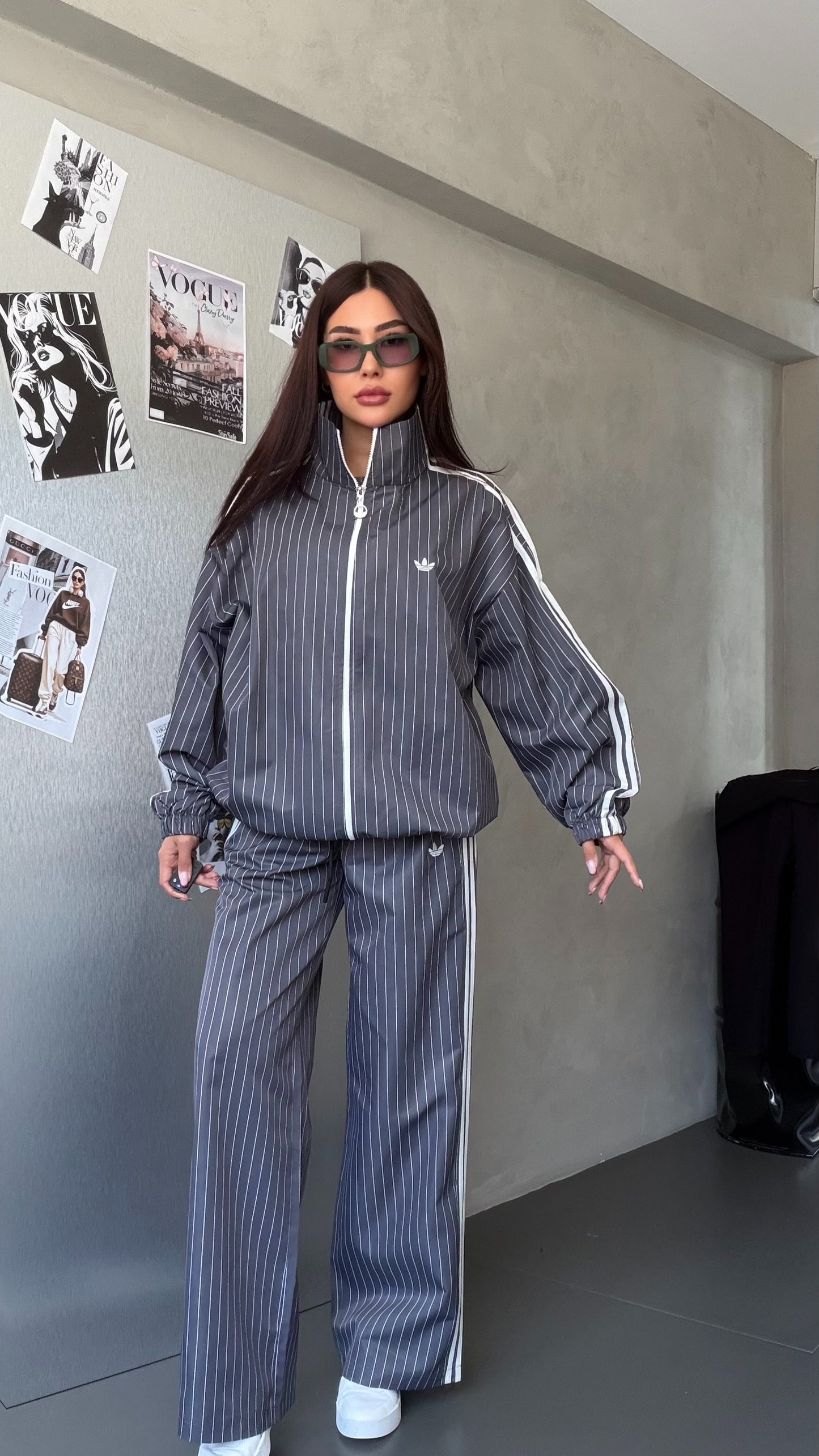 Adidas Striped Tracksuit “ Designed BY Catchy “
