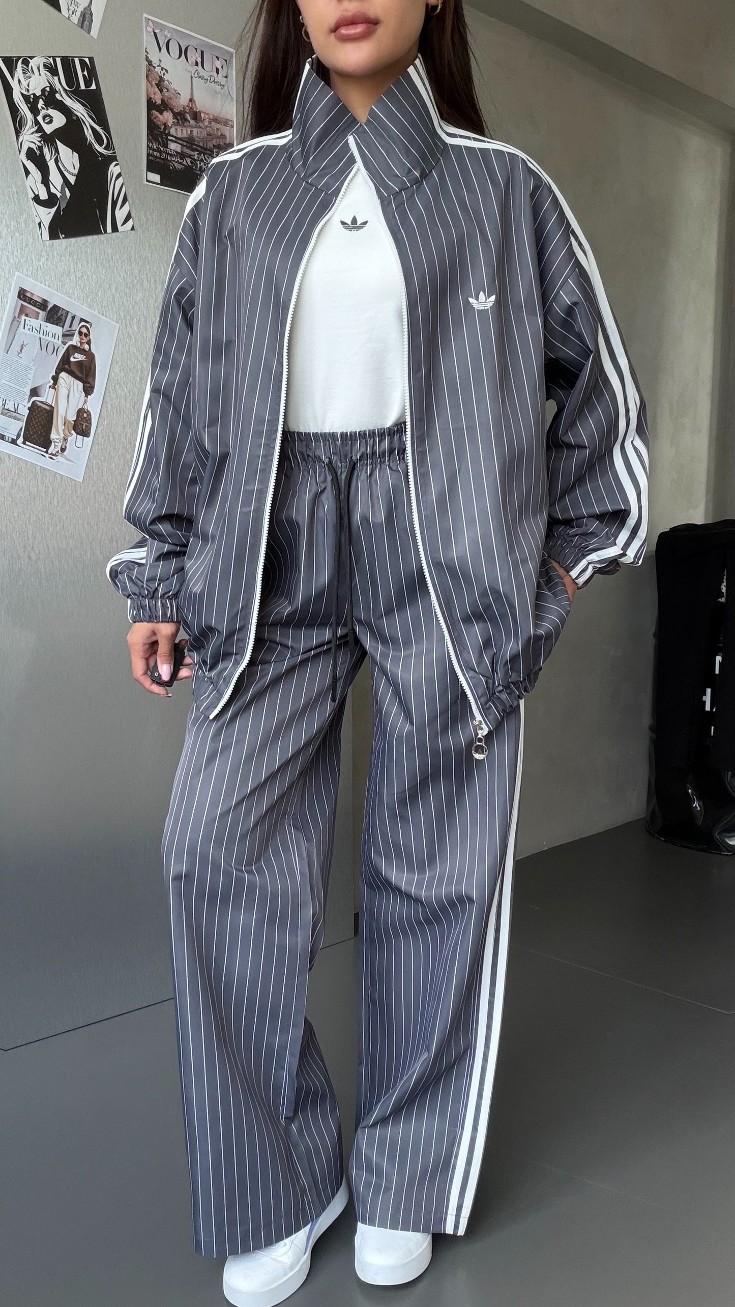 Adidas Striped Tracksuit “ Designed BY Catchy “