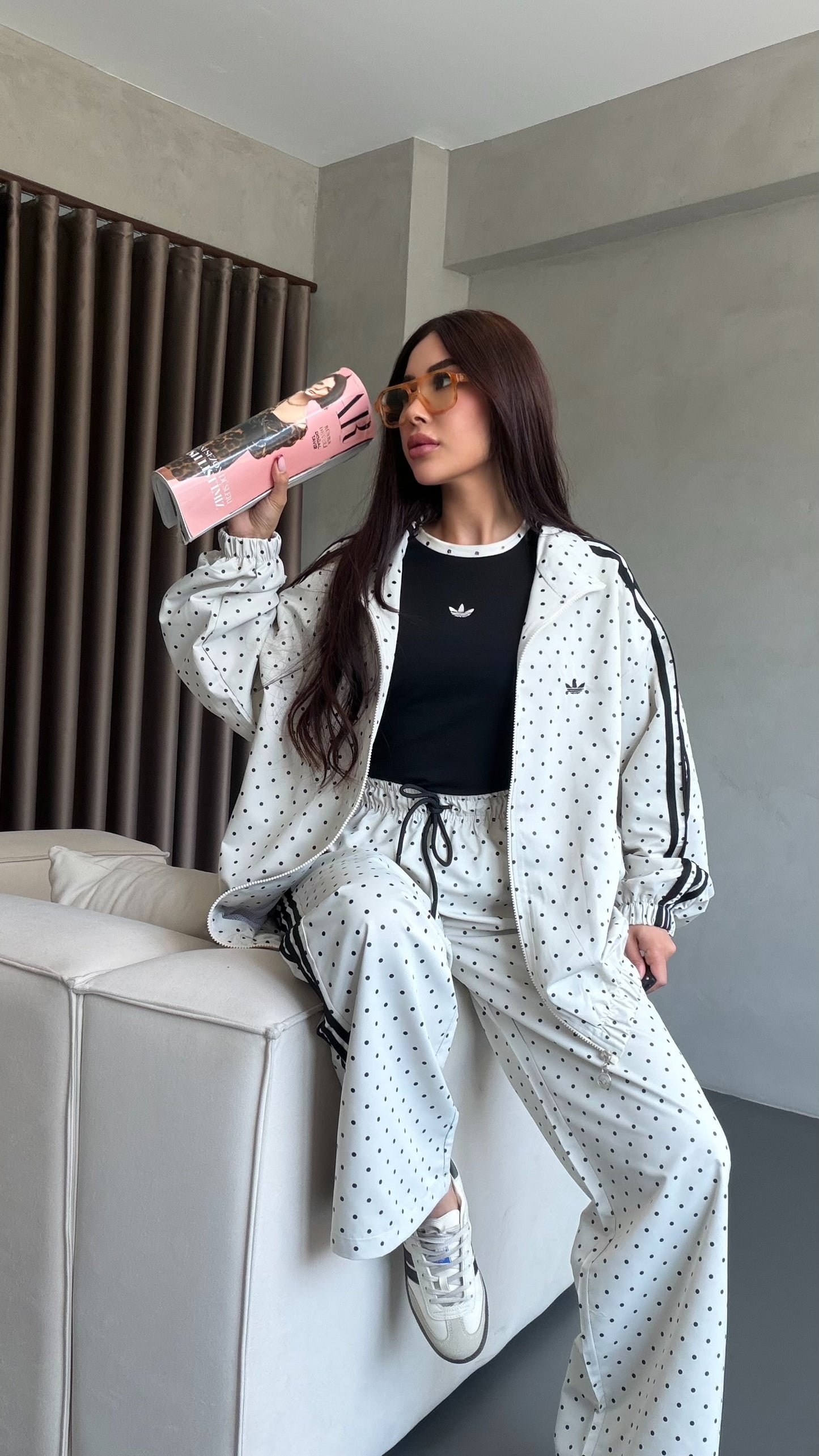 Adidas Polka Dot Tracksuit “ Designed BY Catchy “