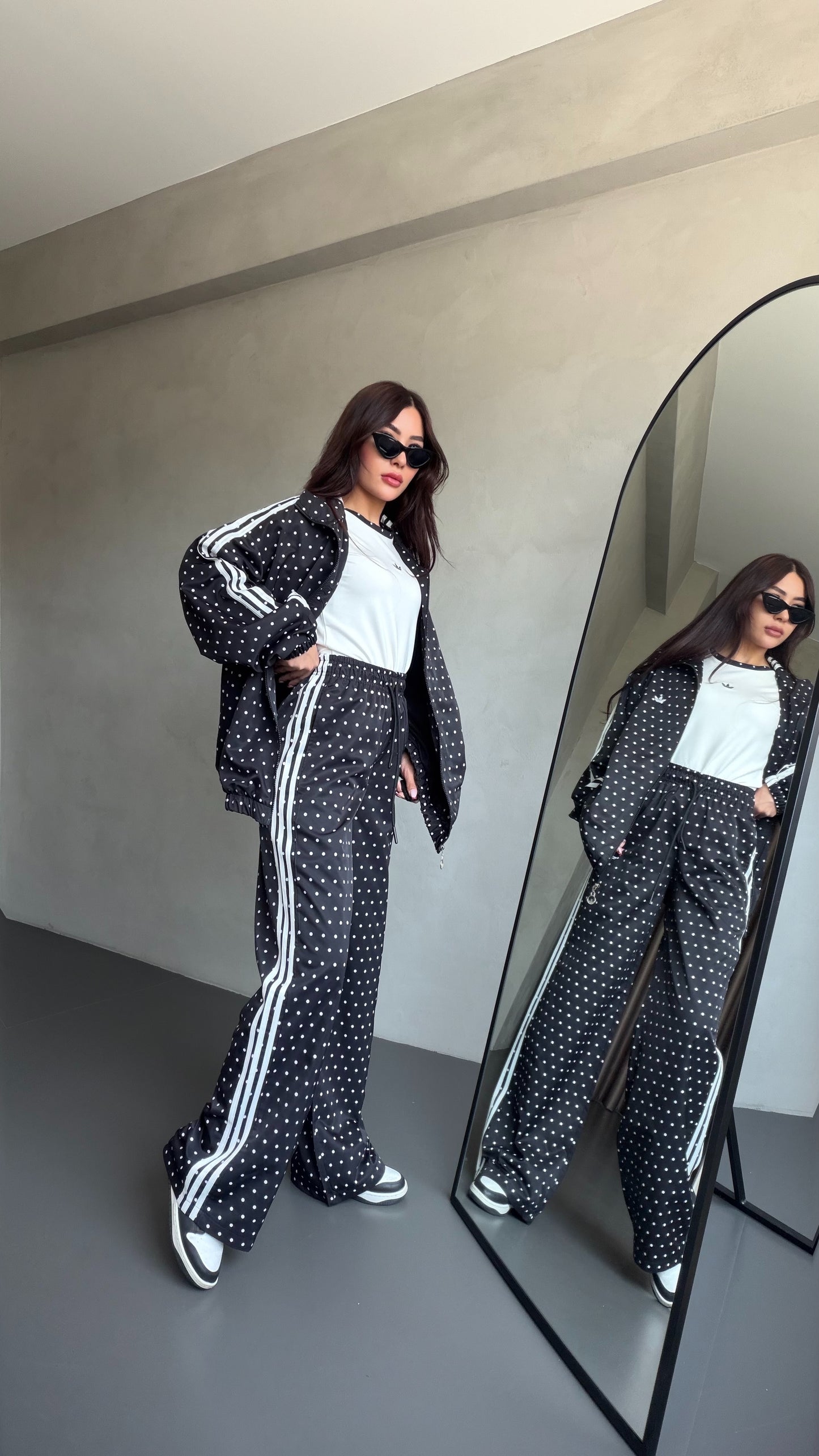 Adidas Polka Dot Tracksuit “ Designed BY Catchy “