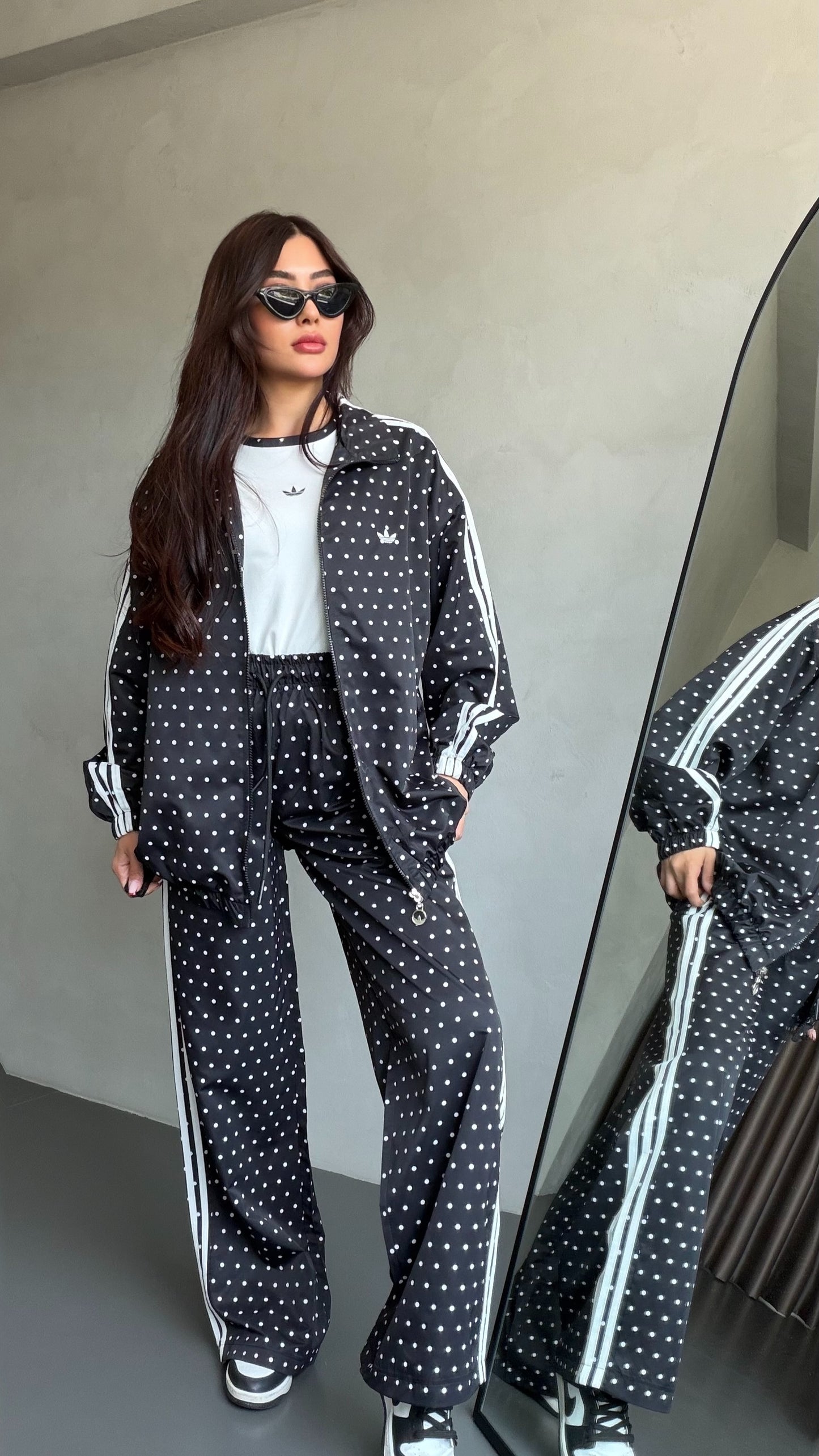 Adidas Polka Dot Tracksuit “ Designed BY Catchy “