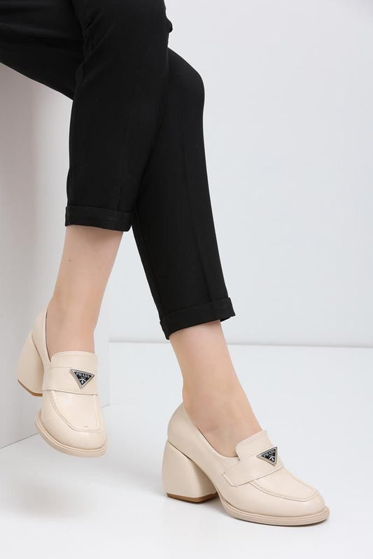 Prada Wide Heel Shoes