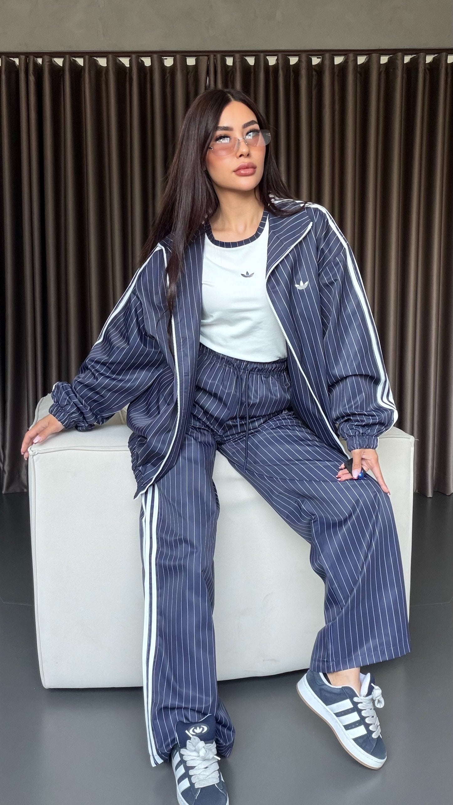 Adidas Striped Tracksuit “ Designed BY Catchy “