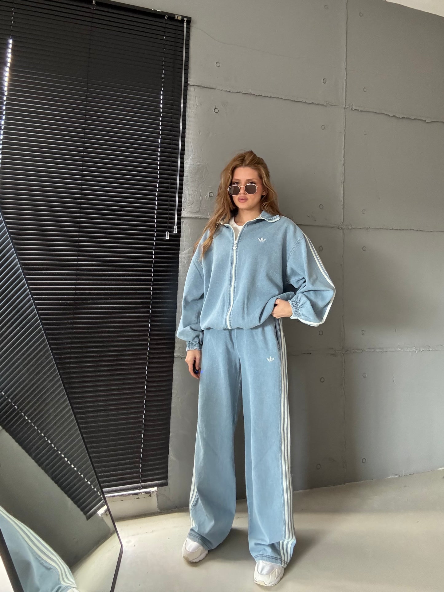 Adidas jeans set “ Designed BY Catchy “