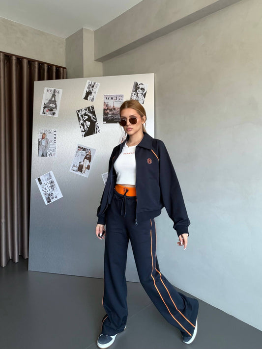 Hermes Set - navy blue -