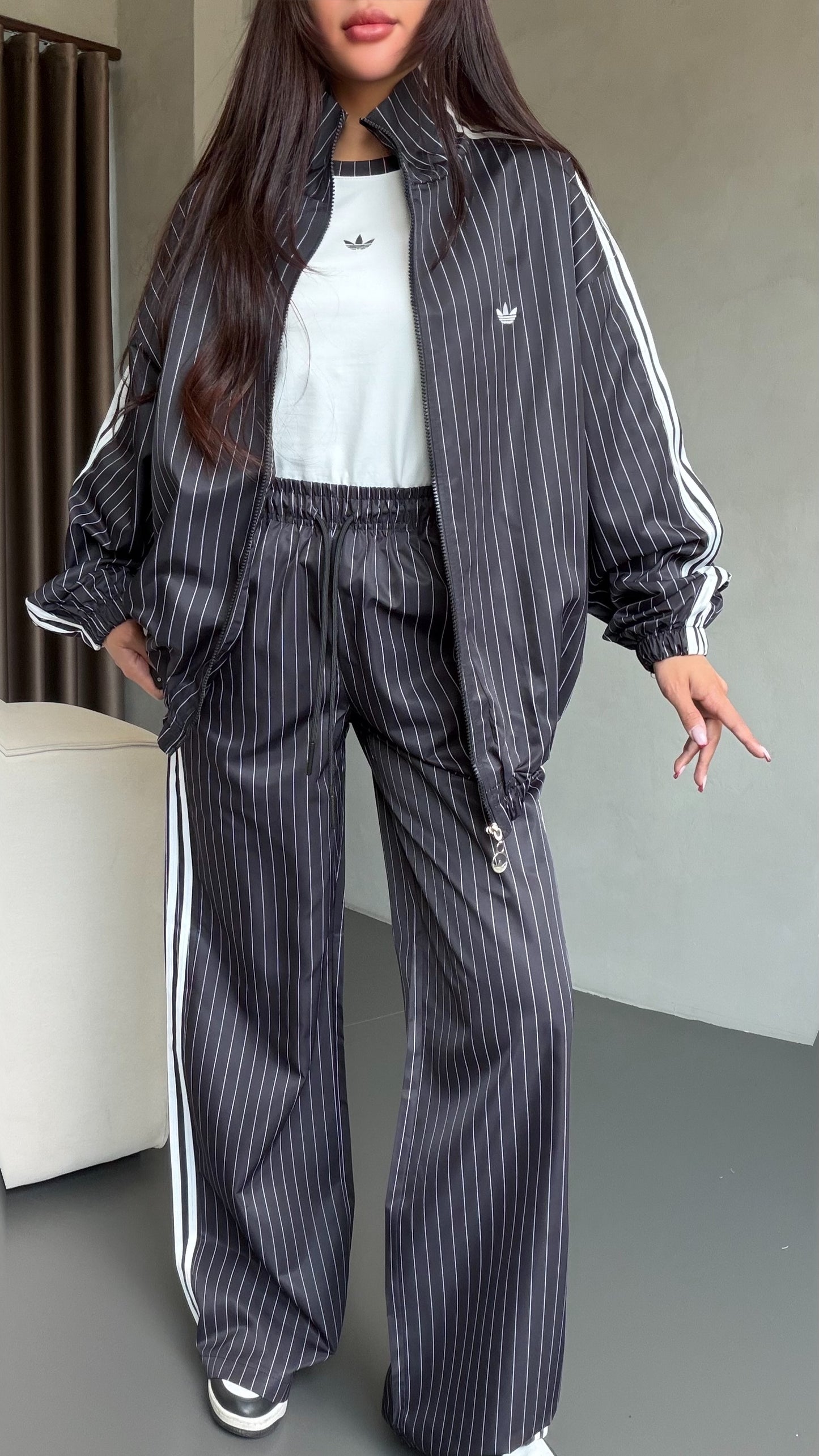 Adidas Striped Tracksuit “ Designed BY Catchy “
