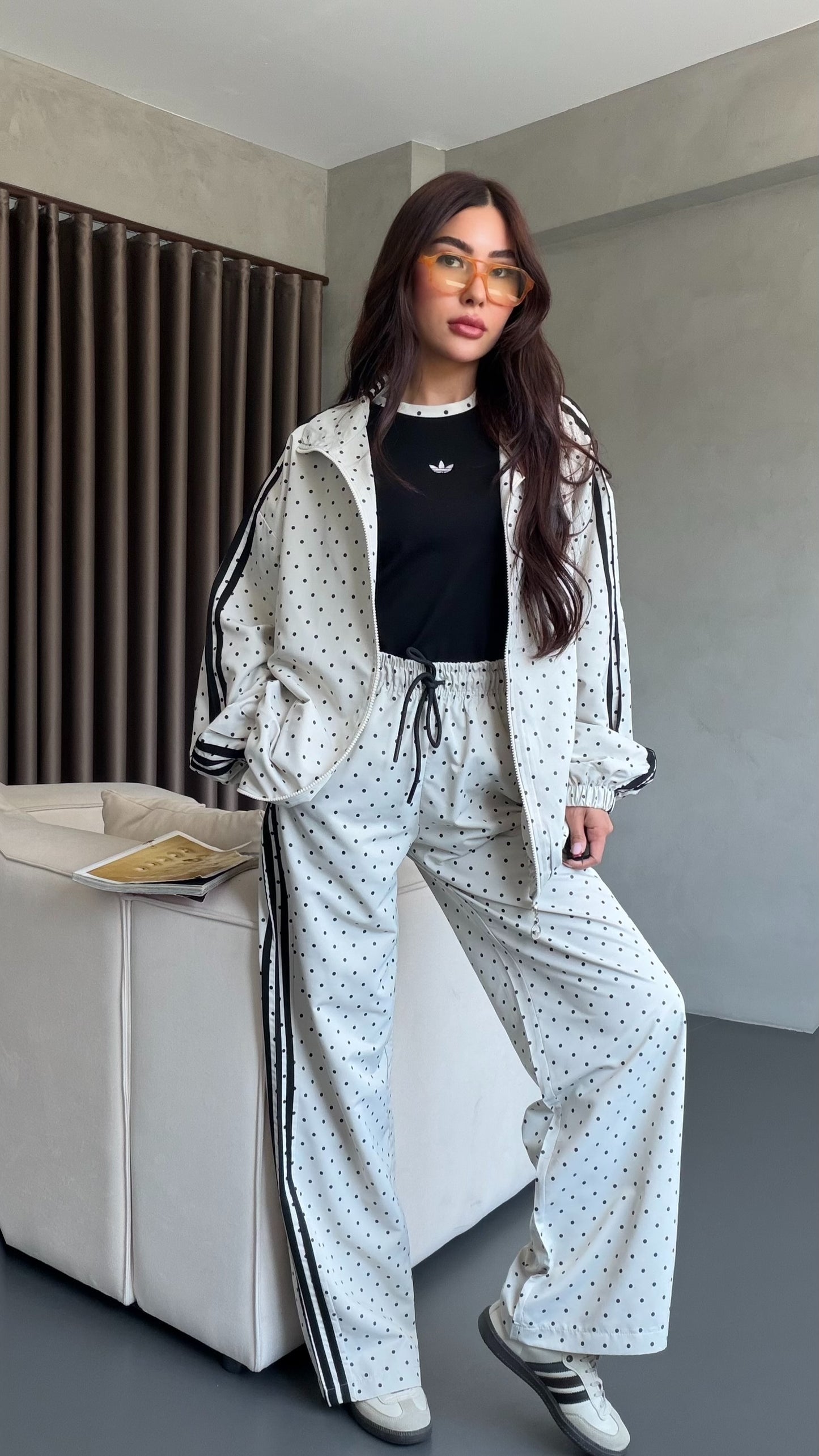 Adidas Polka Dot Tracksuit “ Designed BY Catchy “