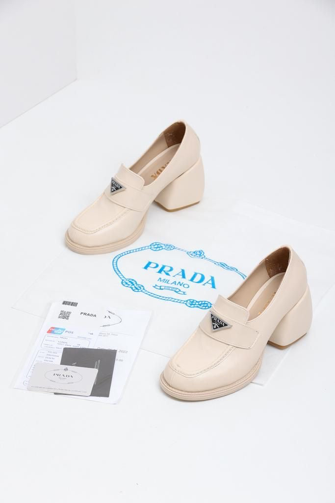 Prada Wide Heel Shoes