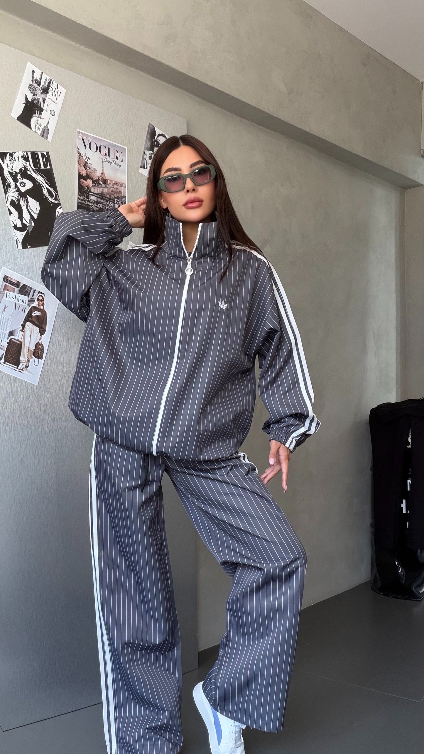 Adidas Striped Tracksuit “ Designed BY Catchy “