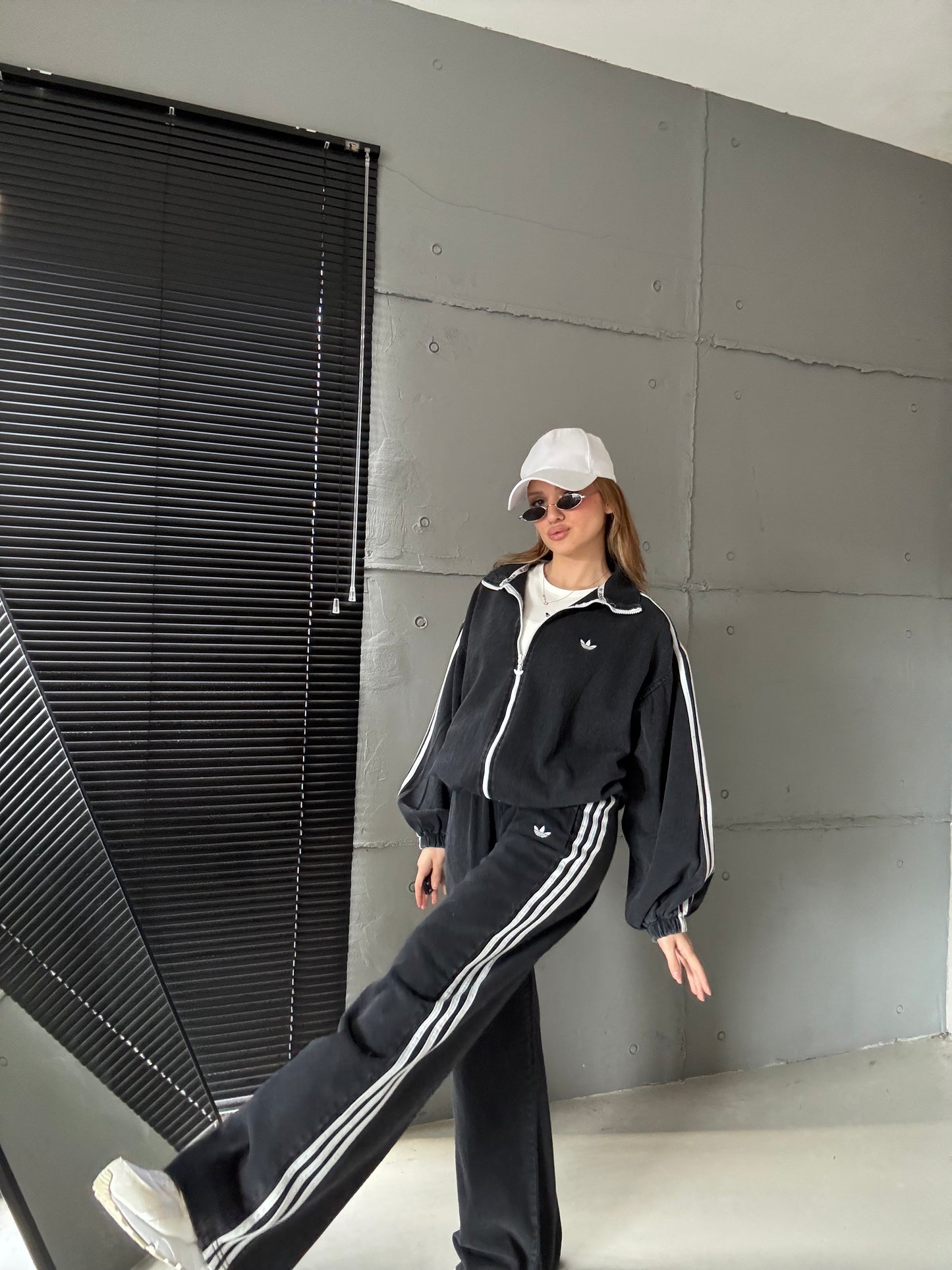Adidas jeans set “ Designed BY Catchy “