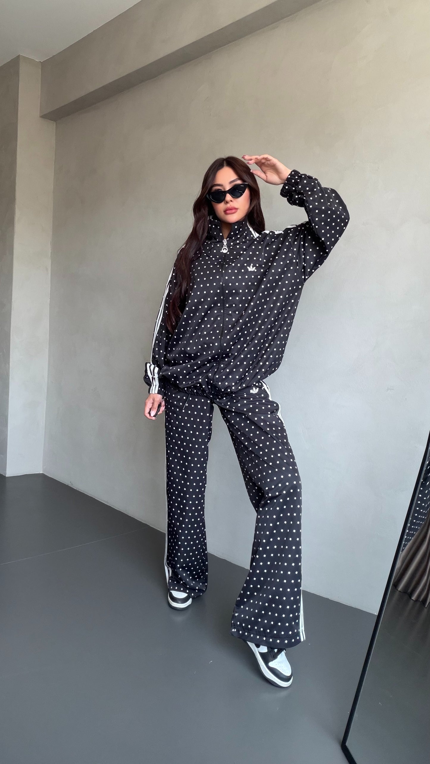 Adidas Polka Dot Tracksuit “ Designed BY Catchy “