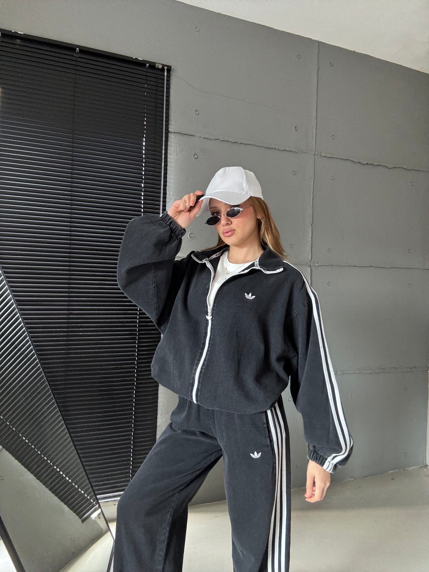 Adidas jeans set “ Designed BY Catchy “
